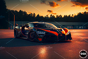 Supercar in the City Illustration, a Wallpaper Graphic by Other Side Art (Thumbnail 3 of 8)