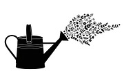 Floral Watering Can Design Bundle, an Illustration by Gaye Art (Thumbnail 16 of 31)