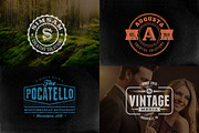 10 Retro Signs or Badges v.2 + Bonus, an Object Graphic by Cruzine (Thumbnail 3 of 5)