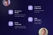 Facely - MetaPeople 3D Avatar, a Characters & Person 3D Model by Illustraly Design (Thumbnail 3 of 7)