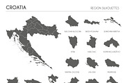 Region Silhouettes of 88 countries, an Education Illustration by asantosg (Thumbnail 11 of 19)