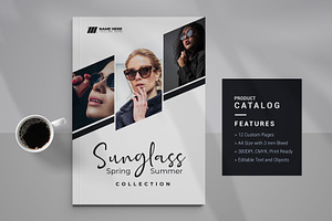 Sunglasses Product Catalog Template