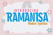 Ramanisa, a Sans Serif Font by AleraStudio (Thumbnail 1 of 5)