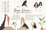 Yoga Women Illustrations Big Pack, a Person Illustration by Motion-Box (Thumbnail 1 of 27)