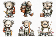 Whimsical Back to School Teddy Bear, an Animal Illustration by Libby Wishes (Thumbnail 5 of 6)
