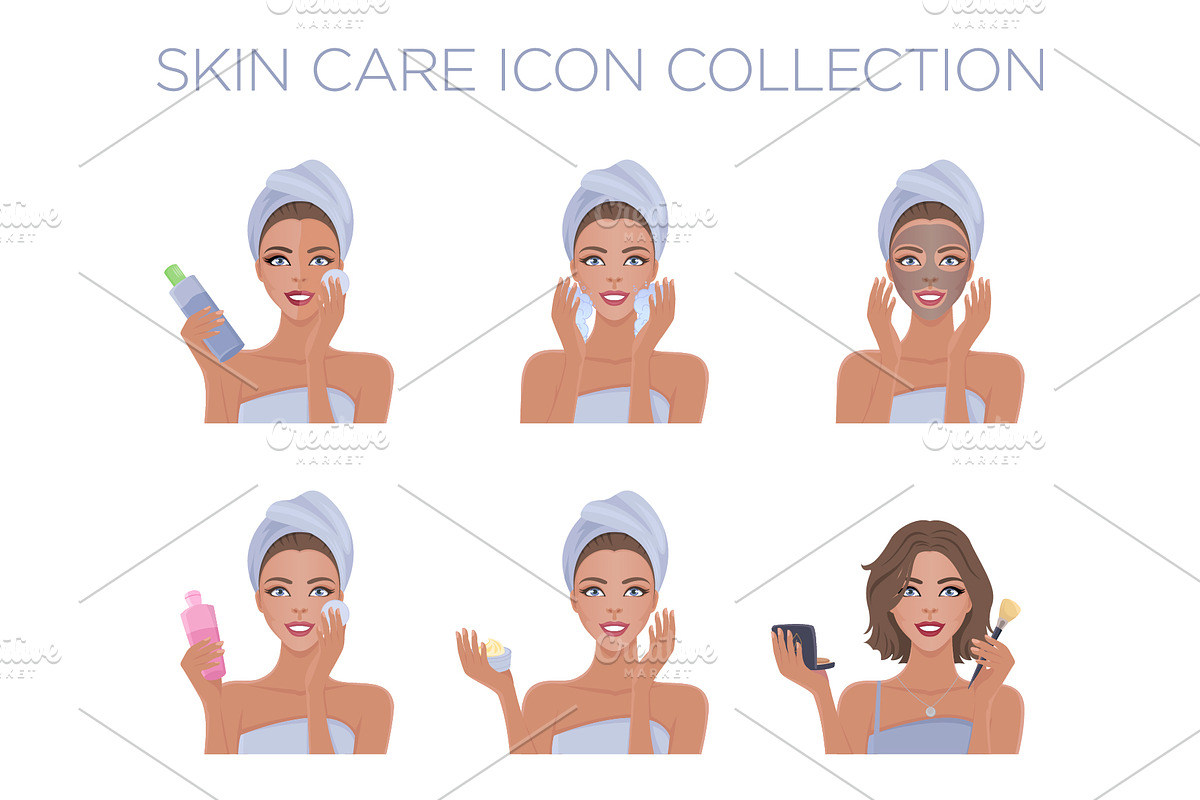 Skin Care Rituals. Day&Night., a Healthcare Illustration by VioSilent (Photo 5 of 9)