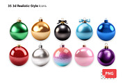 Christmas Balls Set, an Object Graphic by Voysla's Shop (Thumbnail 7 of 10)