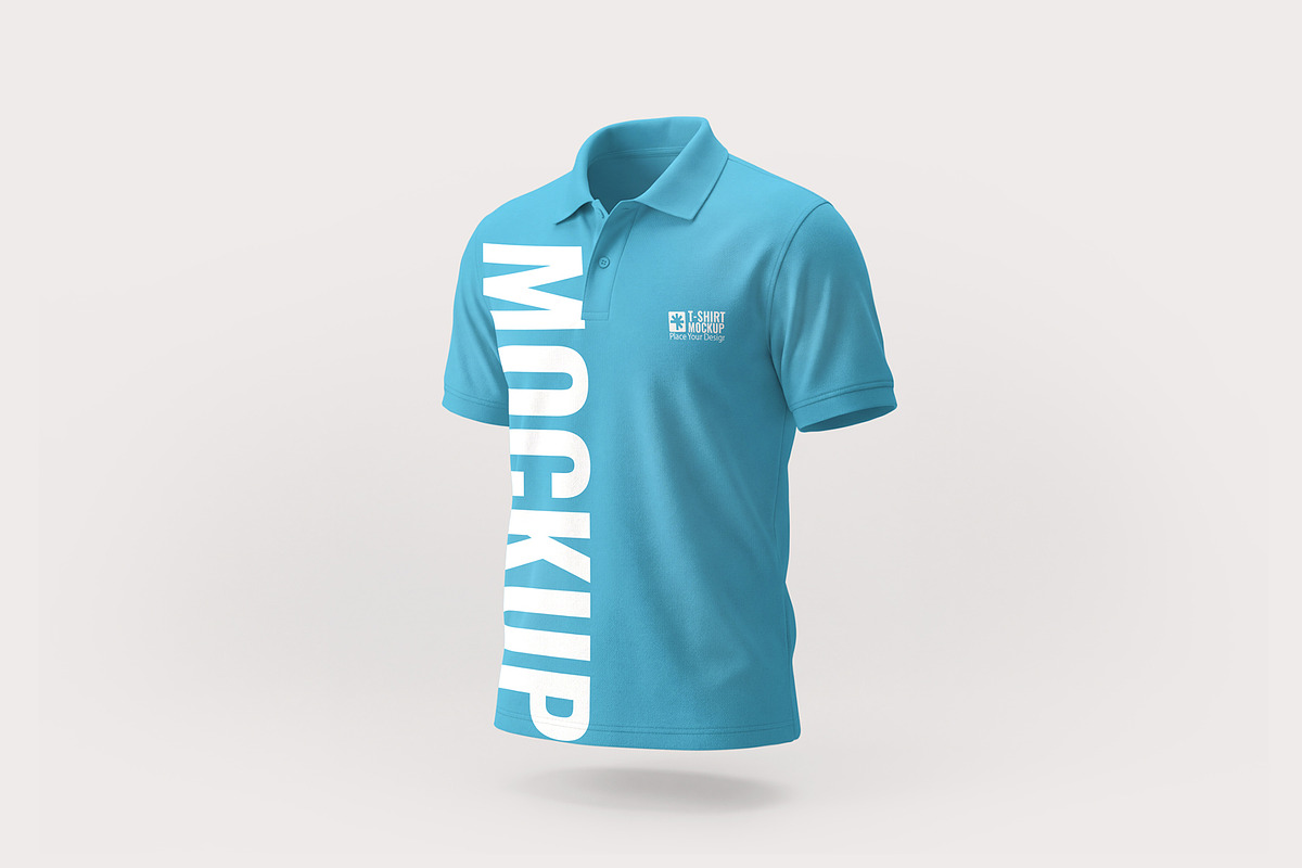 Polo T-Shirt Mockup Template
