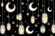 32 PNG Golden Islamic Lantern Patter, a Pattern Graphic by adenpinkstore (Thumbnail 8 of 17)