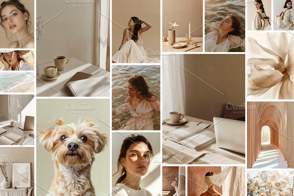 180 Beige editorial images, a Beauty & Fashion Photo by Handmadefont (Photo 18 of 21)