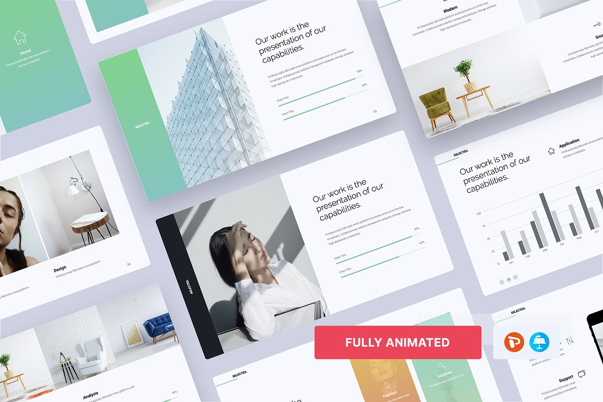 SELECTED - Minimal Presentation, a Presentation Template by SimpleSmart (Photo 1 of 10)
