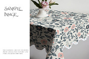 Square Scalloped Tablecloths, a Household Mockup by mock-ups (Thumbnail 6 of 9)