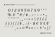 Nahla Script Regular, a Script Font by Debut Studio (Thumbnail 10 of 16)