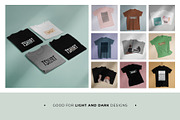 REALISTIC BASIC TSHIRT MOCKUP BUNDLE, a Shirt Mockup by TrendkeyMockups (Thumbnail 3 of 8)