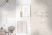BUNDLE Line Art and illustrations, a Decorative Illustration by Eviory (Thumbnail 18 of 28)