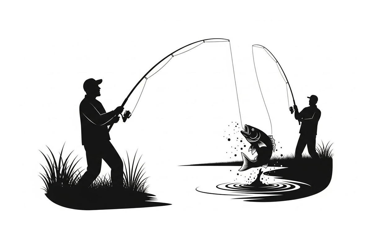 Fishing Silhouette Vector Bundle, an Illustration by hafijul (Photo 27 of 51)