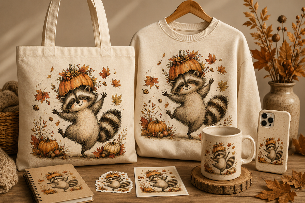 Vintage Fall Autumn Animals Clipart, an Object Graphic by Daisy Design (Photo 5 of 14)