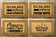 Doormat SVG Bundle, an Illustration by DESIGNAVO (Thumbnail 6 of 7)