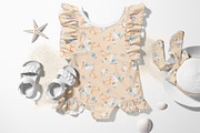 Adorable Baby Stork Seamless Pattern, a Pattern Graphic by StudioGlouna (Thumbnail 3 of 6)