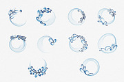 Blue Floral bundle, an Illustration by Ira Cvetnaya (Thumbnail 4 of 7)