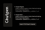 Chutpen - The Editorial Font, a Handwritten Font by Graphicfresh (Thumbnail 6 of 7)