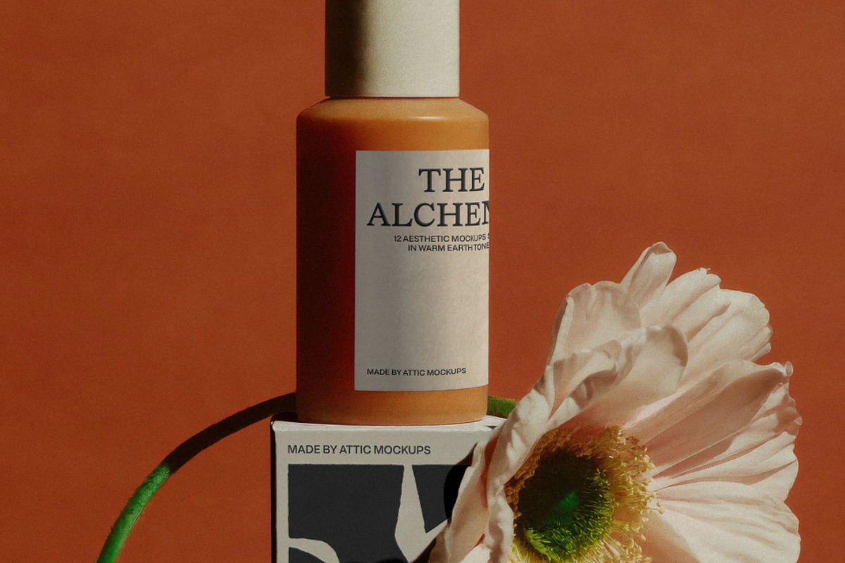 the alchemy : 12 editorial mockups, an Advertising Mockup by Made by Attic (Photo 3 of 5)