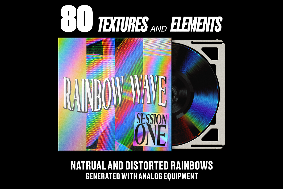 80 TV Rainbows - RAINBOW_WAVE, a Texture Graphic by Zomb (Photo 2 of 5)