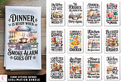 Funny Kitchen Dish Towel PNG, a Background Graphic by Design Station (Thumbnail 1 of 4)
