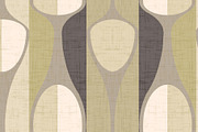 70s Retro Beige Modern Art Seamless, a Pattern Graphic by Sharon Schwalbe (Thumbnail 1 of 2)