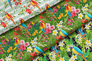 Parrots Tropical Patterns, T-shirts, an Illustration by Anna Studio (Thumbnail 3 of 5)