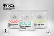 Clear Foil Paper Stand Pouch Mockup, an Advertising Mockup by INCDesign (Thumbnail 8 of 9)