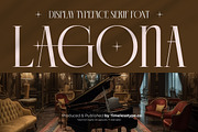 Lagona Display Typeface Serif Font, a Serif Font by timelesstype.co (Thumbnail 1 of 20)