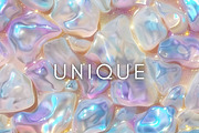 Iridescent Holographic Opal Texture, a Pattern Graphic by UniqueMe (Thumbnail 12 of 17)