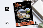 Halloween Real Estate Flyer Canva, a Marketing Template by CreativeVinesStore (Thumbnail 2 of 6)