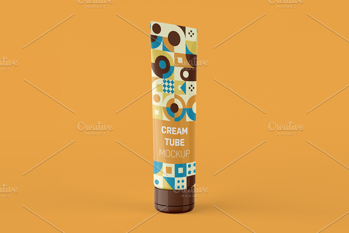Moisturizer Tube Mockup, a Packaging Mockup by Qaleb Studio (Photo 1 of 3)