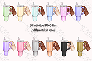 Tumbler Clipart set, an Object Illustration by The GG Shop (Thumbnail 2 of 6)