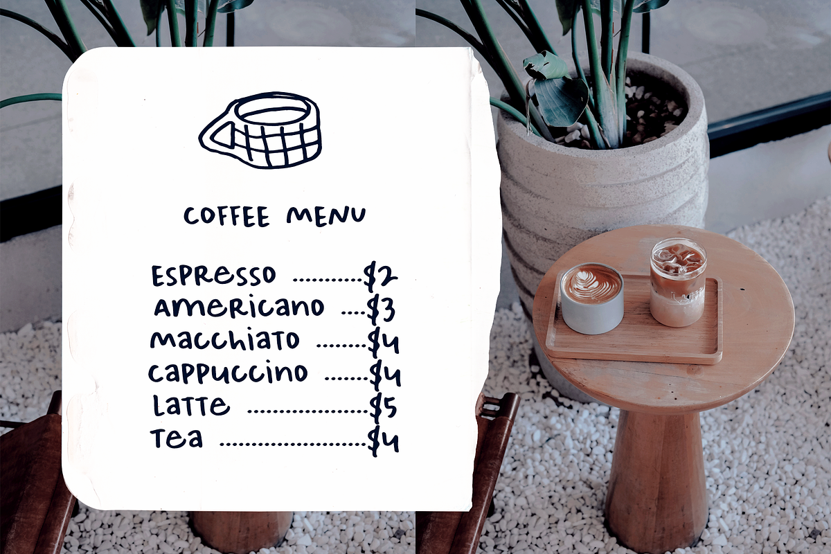 Sweet Zine Handwritten Font, a Sans Serif Font by Ana's Fonts (Photo 5 of 7)