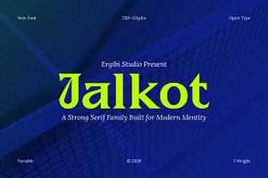 Jalkot - Strong Serif, a Serif Font by ErgibiStudio