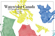 Watercolor Canada, an Illustration by Valeri Nick (Thumbnail 1 of 4)