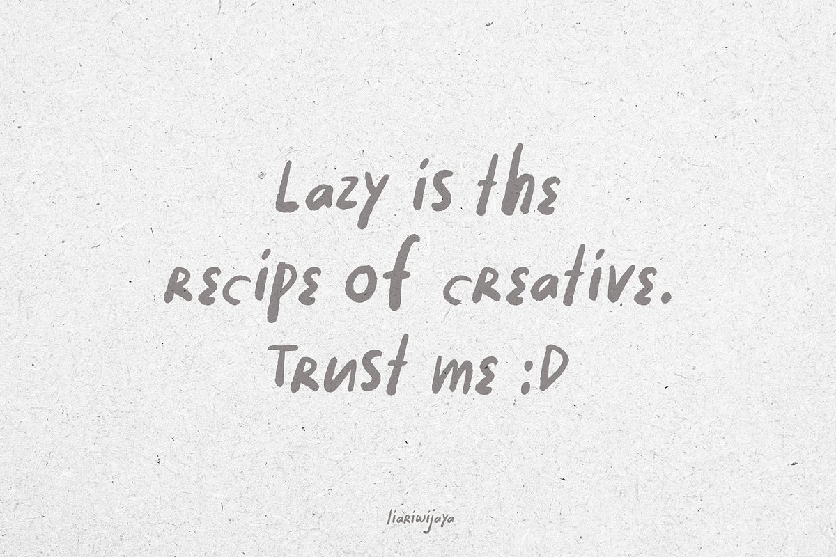 Moon Earth ~ A Cozy Handwritten, a Font by Orenari (Photo 3 of 9)