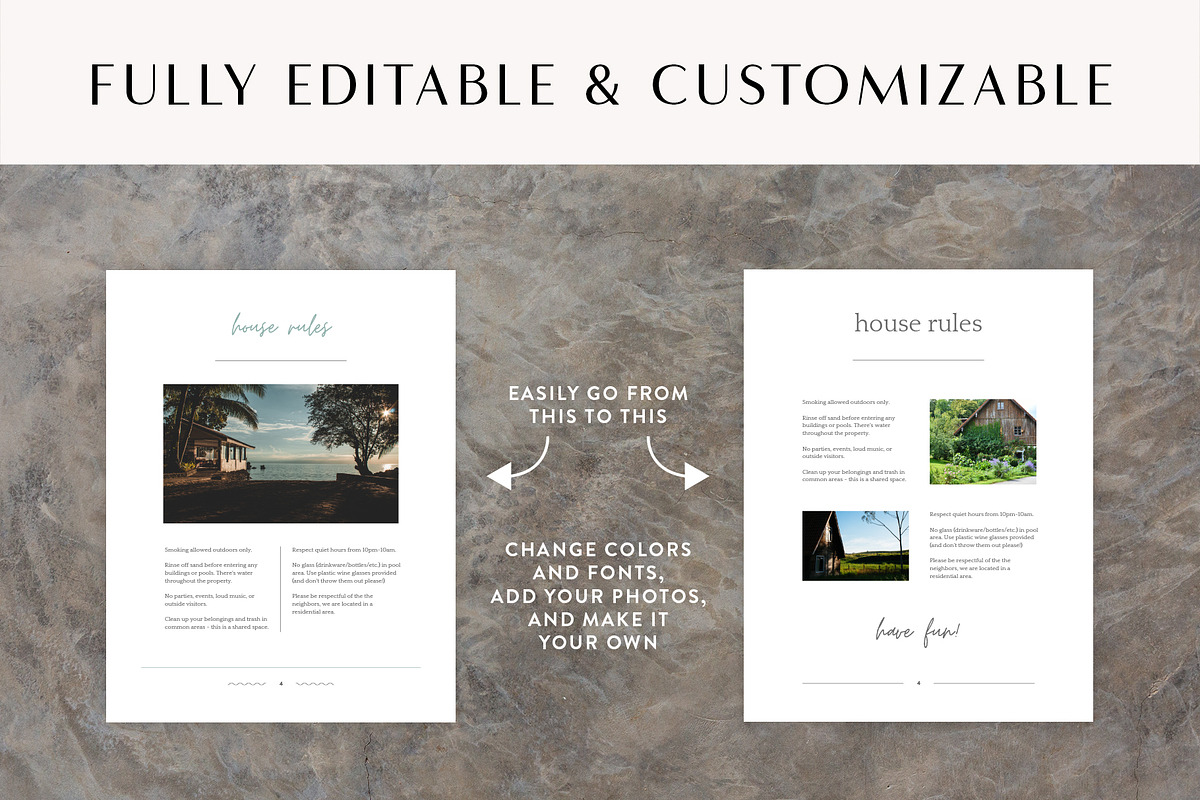Beach House Host Bundle for Airbnb, a Templates & Theme by Kin Studio (Photo 6 of 8)