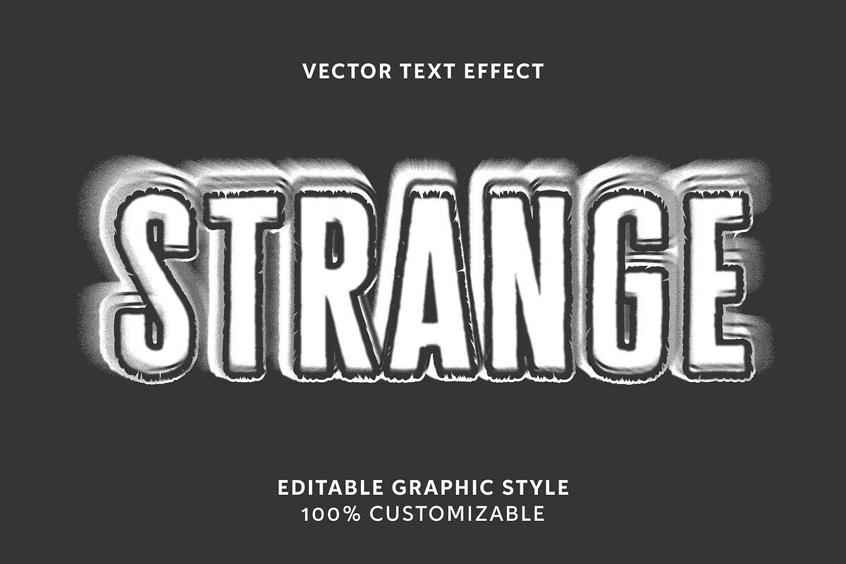 Grunge Distorted Thick Text Effect