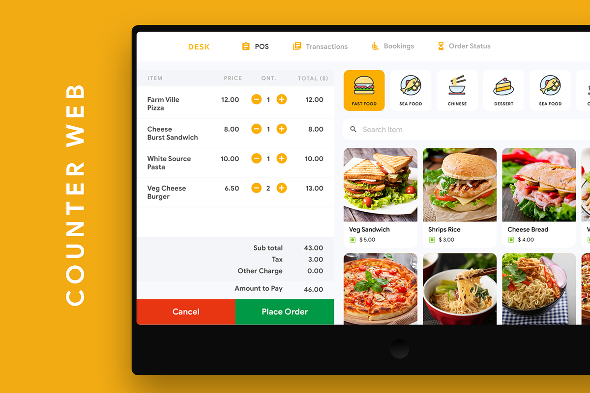 6 in 1 Food Ordering App | Hungerz, an App Template by Opus LabWorks (Photo 4 of 10)