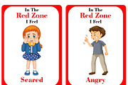 Zones of Regulation Flash Card, an Education Illustration by DigitalsDesigns (Thumbnail 6 of 9)