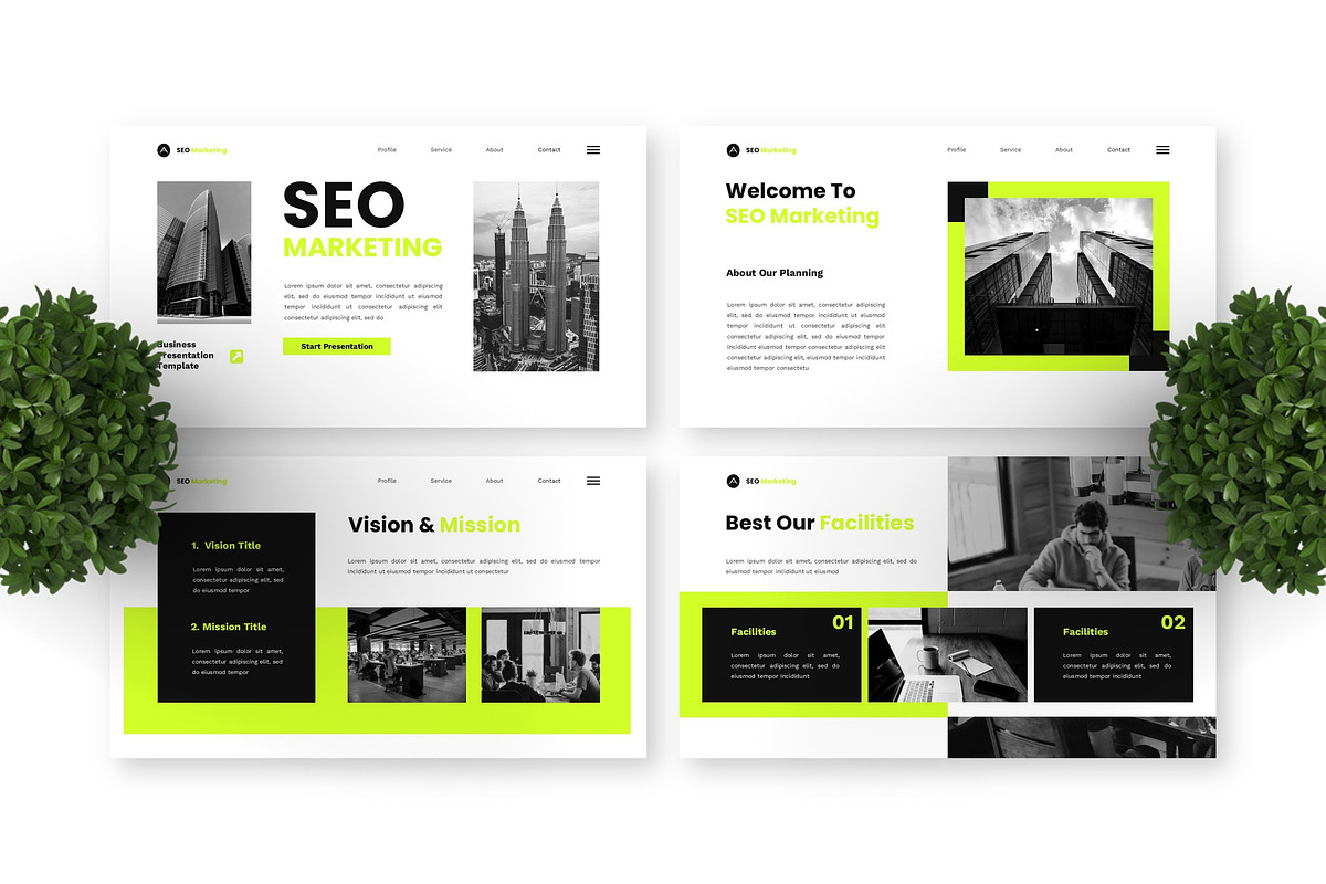 SEO Marketing - Business Powerpoint, a Presentation Template by Deepslide Studio (Photo 3 of 4)