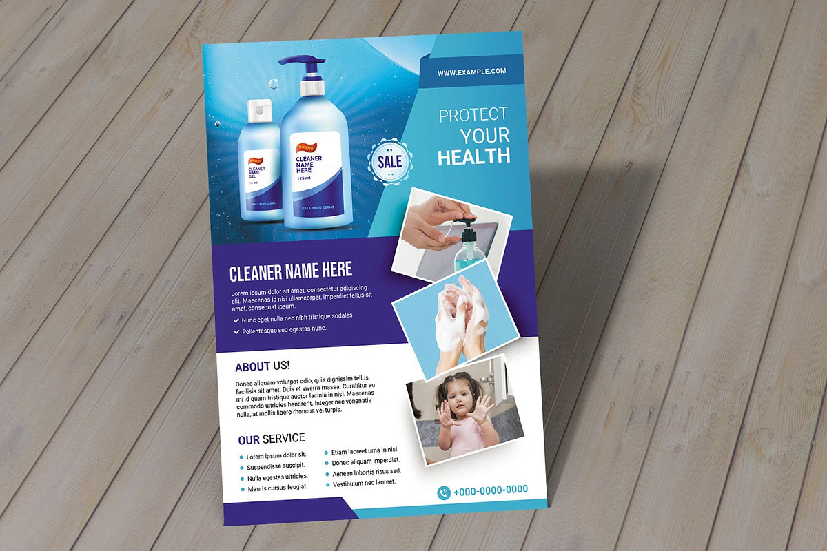 Product Promotional Flyer Template, a Flyer Template by retrographix (Photo 2 of 3)