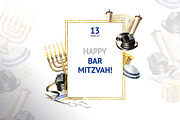 Bar Mitzvah. Watercolor collection, an Illustration by Daria Ustiugova (Thumbnail 14 of 17)