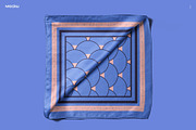 Silk Scarf Mockup - Studio series 02, an Apparel Mockup by Mocku (Thumbnail 5 of 13)