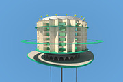 Futuristic Architecture Skyscraper 8, an Architecture 3D Model by Daniel Mikulik (Thumbnail 4 of 6)