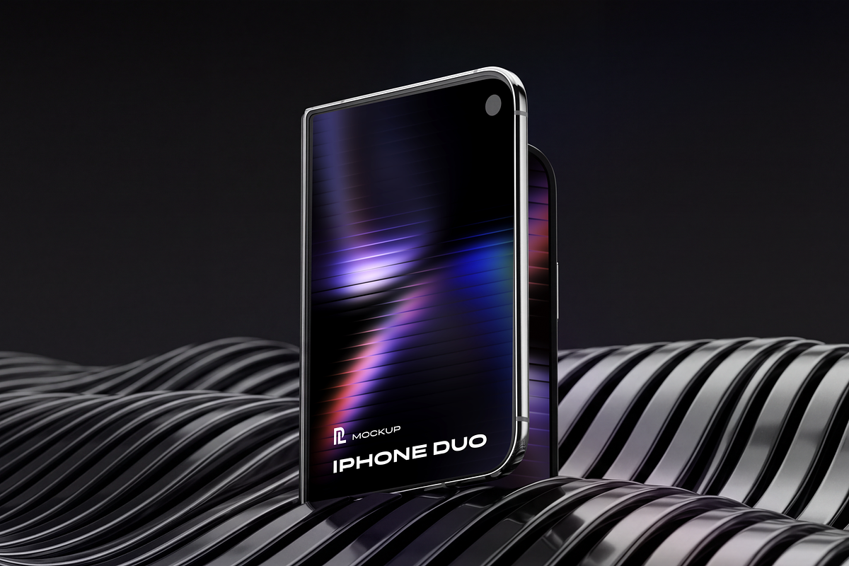 iPhone Duo Mockup, an iPhone Mockup by PopotLane (Photo 2 of 4)